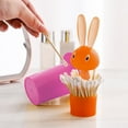 thumbnail image 2 of Household Personalized Creative Pendant Rabbit Self Lifting Tooth Stick Cartridge Cartoon Cotton Stick Storage Box, 2 of 4
