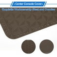 thumbnail image 6 of Unique Bargains Car Center Console Cushion Pad 12.59"X7.67" Center Console Cover Armrest Seat Box Cover Faux Leather Coffee, 6 of 6