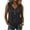 Black#3065nn, variant on Hearthz Women's Striped V Neck Sleeveless Tops for Women 3 Buttons Henley Curved Hem Plus Size Tank Tops for Women Lightweight Textured Vest
