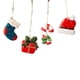 thumbnail image 1 of Mini Calcetines De Navidad De Resina, Colgante De Bastón, Bolsa De Regalos Colgantes, Accesorios Decorativos De Navidad , Decoración, Juguete Con Abalorio Yuarrent HA038914-00, 1 of 6