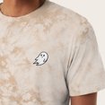 thumbnail image 5 of Dalix Ghost Embroidered Crystal Dye Short Sleeve Tee Lightweight Soft Cotton Shirt Mens in Sand XL X-Large, 5 of 5