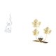 thumbnail image 5 of Figura abstracta de resina con forma de hoja de llama, escultura moderna, adorno de escritorio, regalo para un amigo, cumpleaños, inauguración de la c, 5 of 8