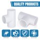 thumbnail image 5 of Accesorios de PVC en forma de camiseta de 3 vías de 1 pulgada, aptos para muebles (16 paquetes), 5 of 7