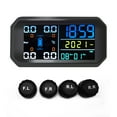 thumbnail image 1 of Yeacher Car Universal Solar Tire Pressure Monitoring System USB Rechargeable High Accuracy TPMS Tire-Pressure Measurement, 1 of 8