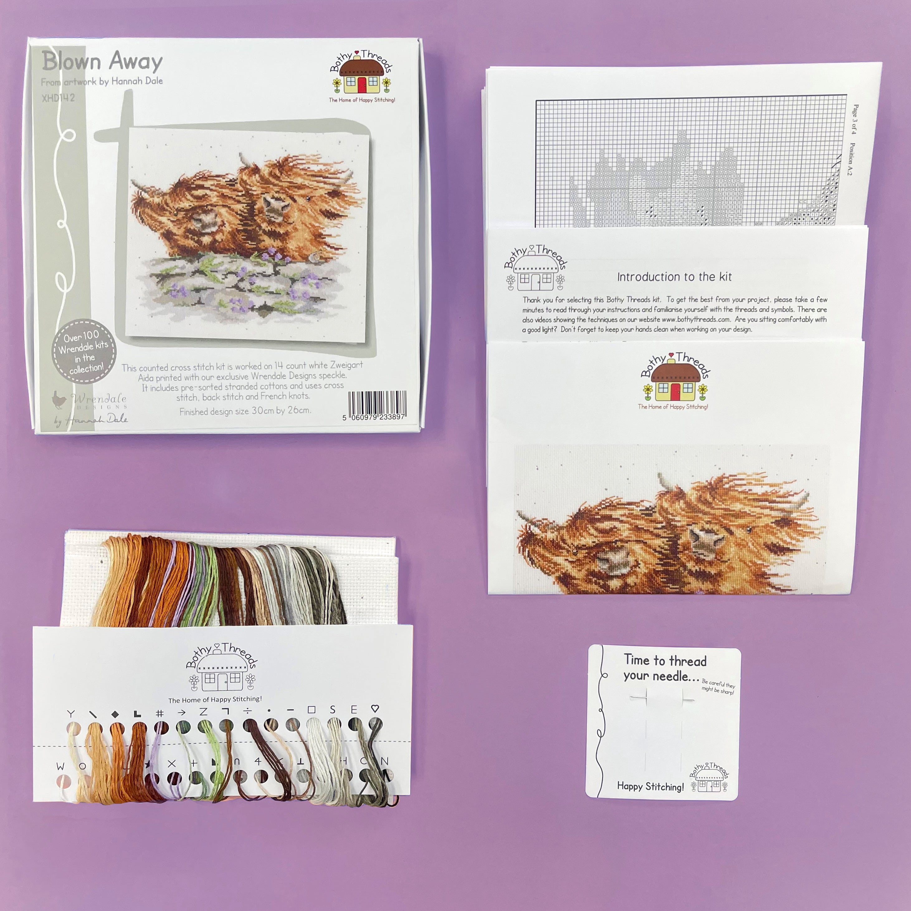 Blown Away XHD142 Counted Cross Stitch Kit