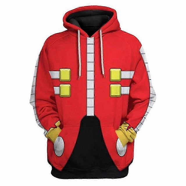 Video Game Character Inspired Hoodie for Adults Printed Pullover Sweatshirt with Hood Unisex Casual Apparel for Fans