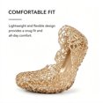 thumbnail image 5 of CHICVOMEY Comfortable Womens Flats Lightweight Slip-on Jelly Shoes Casual Non-slip Flat Shoes Suitable for Holiday and Beach, 5 of 8