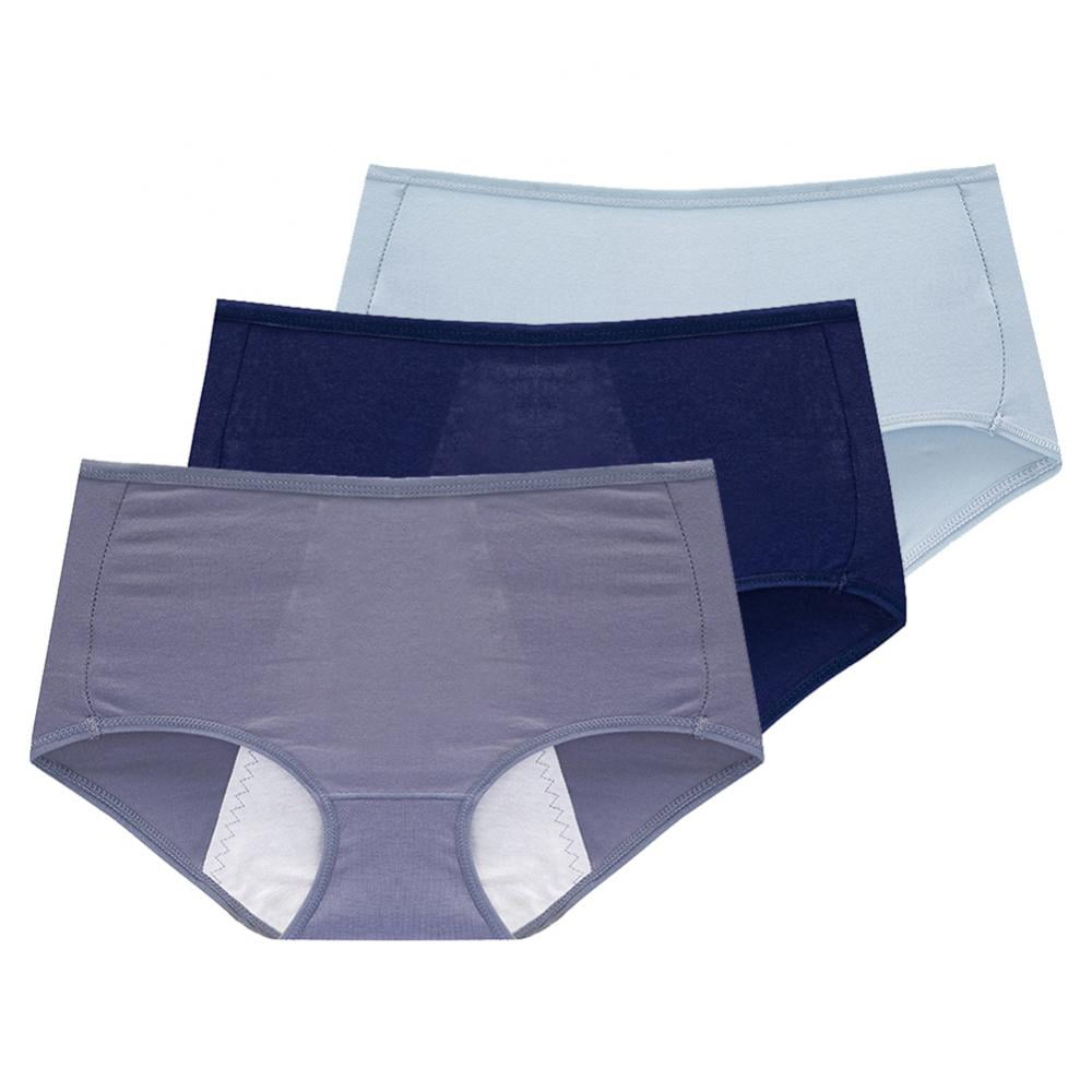 Valcatch 3 Pack Women's Menstrual Period Underwear Cotton Comfortable ...
