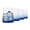 Blue, variant on Anton Studio Designs Empire Double Old Fashioned Tumblers, Set of 4, Clear