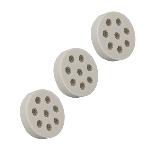 Molde 3 Uds Molde De Silicona Forma De Frambuesa Fácil Desmoldar Molde Para Hornear Gris Suave Flexible Para DIY Pastel Fondant Chocolate