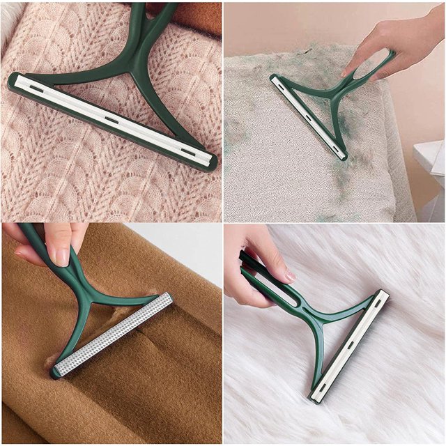 Pet Cat Dog Hair Remover Brush, Portable Reutilizable Auto-Cleaning Hair Removal Brush Carpet Brush Pet Hair Remover Ropa/Sofá/Coche/Cama/Alfombra