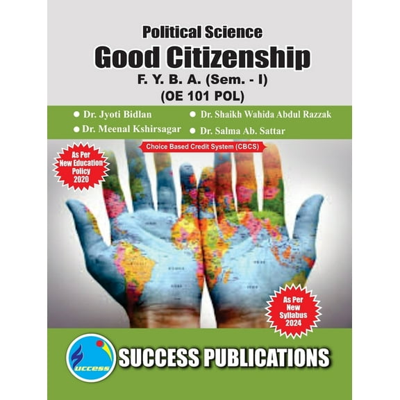 Good Citizenship(F.Y.B.A, Sem.-I) SPPU-Text(English), (Paperback)
