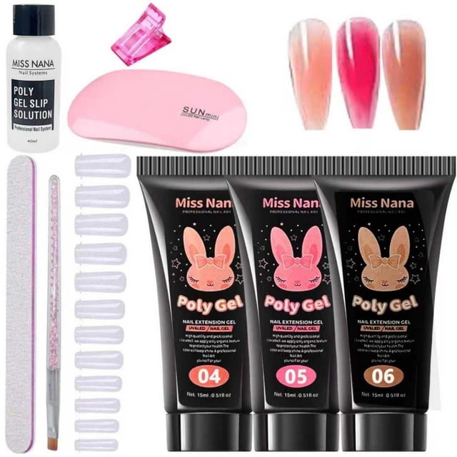 Set de Esmalte de Uñas Gel 12 Colores, Kit Completo con Base, Top Coat y Pincel, Larga Duración para Manicura Profesional y Uso Diario