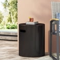 thumbnail image 4 of Light Grey MGO Outdoor Side Table 15.25" x 18" Contemporary Accent Table for Patio Backyard Garden No Assembly Required, 4 of 10