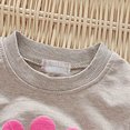 thumbnail image 6 of HCNTES Baby Girl Winter Clothes Autumn Winter Kids Clothes Girls Print Pullover Long Sleeve Tops+Petal Pants Set Sport Suit, 6 of 7