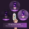 thumbnail image 3 of Jellyfish Lava Lamp, Electric Jellyfish Tank Table Lamp with 17 Color Changing Effect, Remote Control LED Jellyfish Night Light for Home Office Decor & Christmas Holiday Birthday Gift(Black), 3 of 8