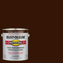 2 Pack, Leather Brown, Rust-Oleum Professional High Performance Gloss Protective Enamel Paint- Gallon