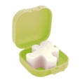 thumbnail image 5 of Unique Bargains 1 Pc Seal Small Soap Holder with Cover Green Soap Holder for Bathroom 3.11"x3.11"x1.5", 5 of 6