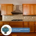 thumbnail image 6 of Uxcell 10 Pack Teal Pumpkin Knobs, Vintage Drawer Pulls with 10 Screws, Ceramic, 6 of 7