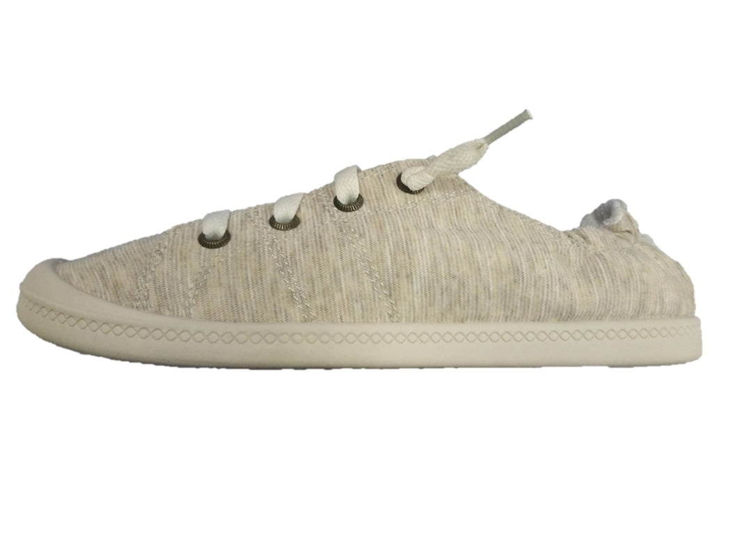 time and tru white canvas shoes
