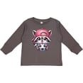 thumbnail image 3 of Inktastic Soccer Raccoon Girls Long Sleeve Toddler T-Shirt, 3 of 5