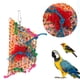 thumbnail image 1 of Columpio de madera con tejido de bambú colorido, juguetes para pájaros y loros, accesorios para jaulas de pájaros, 1 of 3