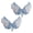 B, variant on Cute and Adaptable Hair Accessory with Delicate Decoration Unique Blue Wing Hair Accessory Soft Angel Wing Hair Clip