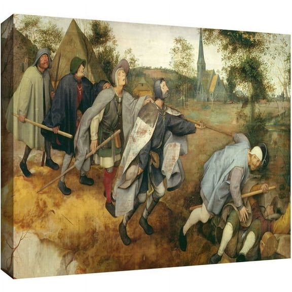ArtWall Pieter Bruegel "Parable Of The Blind" Gallery-Wrapped Canvas