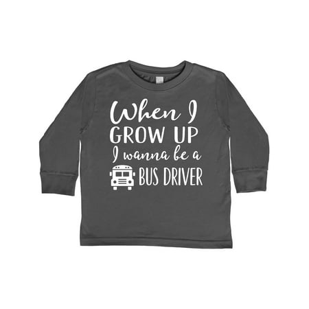 

Inktastic Future Bus Driver Gift Toddler Boy or Toddler Girl Long Sleeve T-Shirt