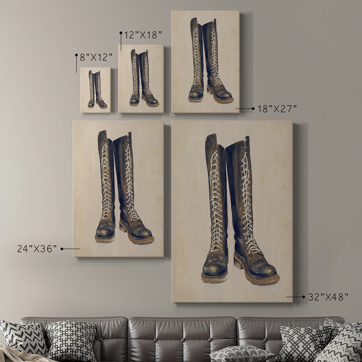 The Shoe Fits III V1 Premium Gallery Wrapped Canvas - Ready to Hang