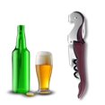 thumbnail image 2 of Clearance!Maojin Abridor de botellas colorido,abridor de vino portátil creativo multifuncional,cerveza,vino tinto,cuchillo de hipocampo, 2 of 3