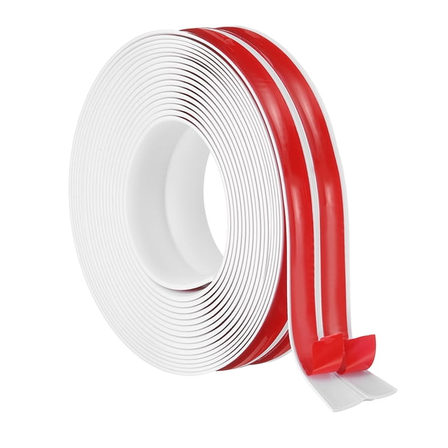 Uxcell Wall Corner Protector 1.6" x 19.7 ft, Self Adhesive Wall Guard White