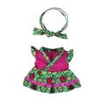 thumbnail image 2 of QIPOPIQ Vêtements pour Poupée Bébé - Robe de Vêtements pour Poupée Fille, Vêtements pour Poupée Bébé - Accessoires de Tenues pour Poupée Bébé Fille (Lot de 4), 2 of 2