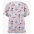 thumbnail image 2 of Venta al por mayor de uniformes de quirófano con estampado de princesas de Disney Frozen, suministros para el trabajo hospitalario, paños de trabajo dental para enfermeras, 2 of 5