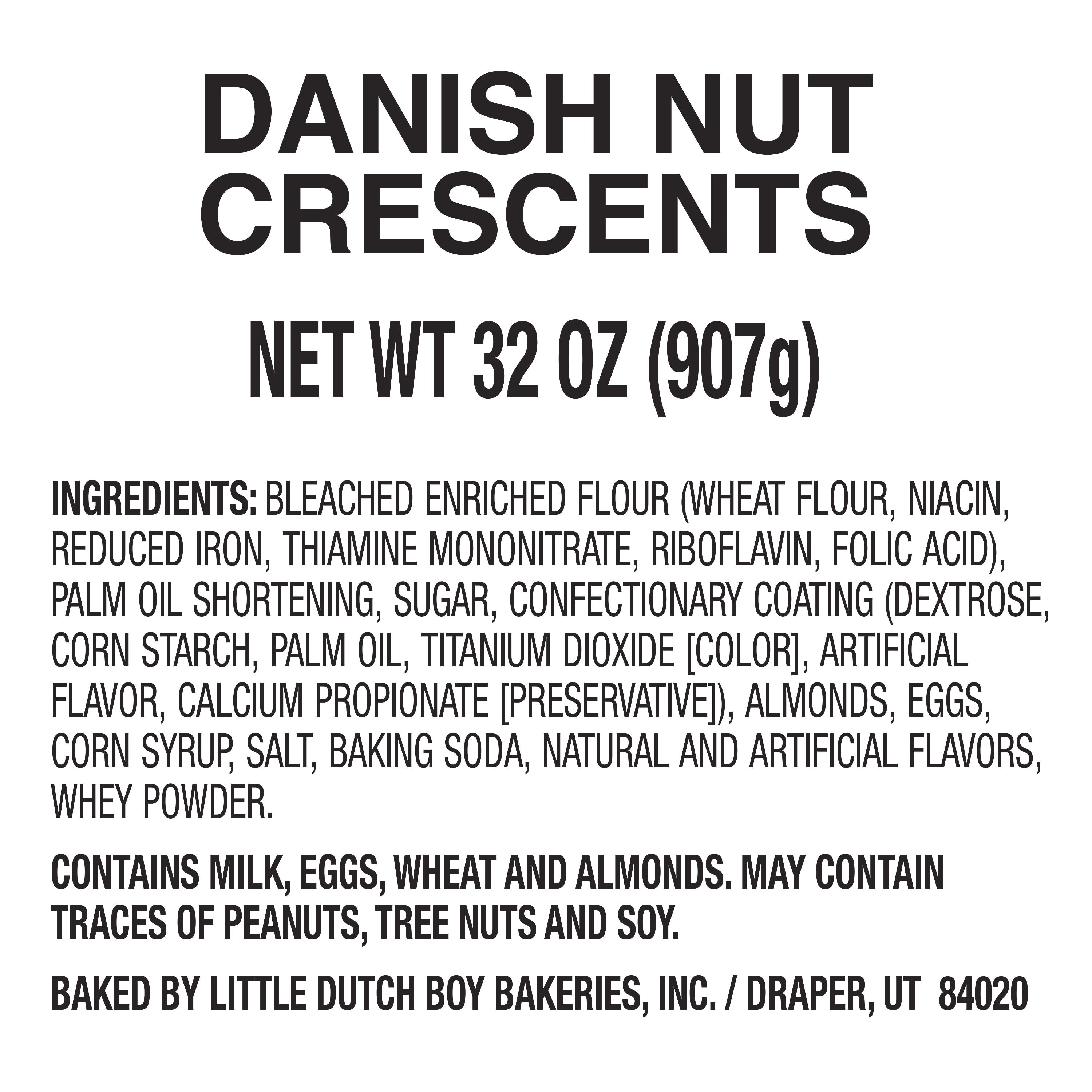Little Dutch Boy Bakery Danish Nut Baked Gourmet Cookie Tin, 32 oz, Approx. 70 Count