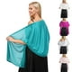 thumbnail image 5 of Bufanda de satén de seda para mujer - Chal brillante para fiestas/bodas - Color liso, talla única (70 x 200 cm) - Elegante accesorio para todas las estaciones, 5 of 5
