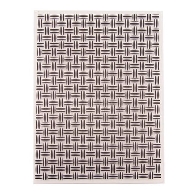 Molde de Cocina Tejido plástico repujado carpeta DIY Scrapbooking foto álbum artesanía plantilla Tmvgtek Libre de BPA
