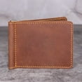 thumbnail image 2 of vlrwzc Mens Slim Wallet with Money Clip Leather Card Holder Minimalist Billfold Wallet Bill Holder Gift for Mens, 2 of 7