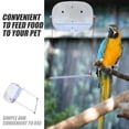 thumbnail image 3 of Houderco 1Jgo Comedero Para Loros Con Ventosas Para En Material Pe Y Transparente, 3 of 7