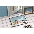 thumbnail image 2 of Carolines Treasures Merry Christmas Carolers Greater Swiss Mountain Dog Door Mat Indoor Rug or Outdoor Welcome Mat 18x27, 2 of 2