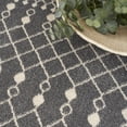 thumbnail image 5 of Nourison Royal Moroccan Bohemian Charcoal/Ivory 4' x 6' Area Rug, (4x6), 5 of 7