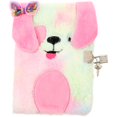 thumbnail image 1 of Carnet en Peluche avec Serrure Carnet Coloré Journal Carnet Verrouillable, 1 of 2