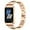 Gold, variant on Women'S Bling Rhinestone Metal Smart Watch Strap With Protective Case, Adjustable Stainless Steel Fitness Tracker Replacement Bracelet(Silver-Fit3)