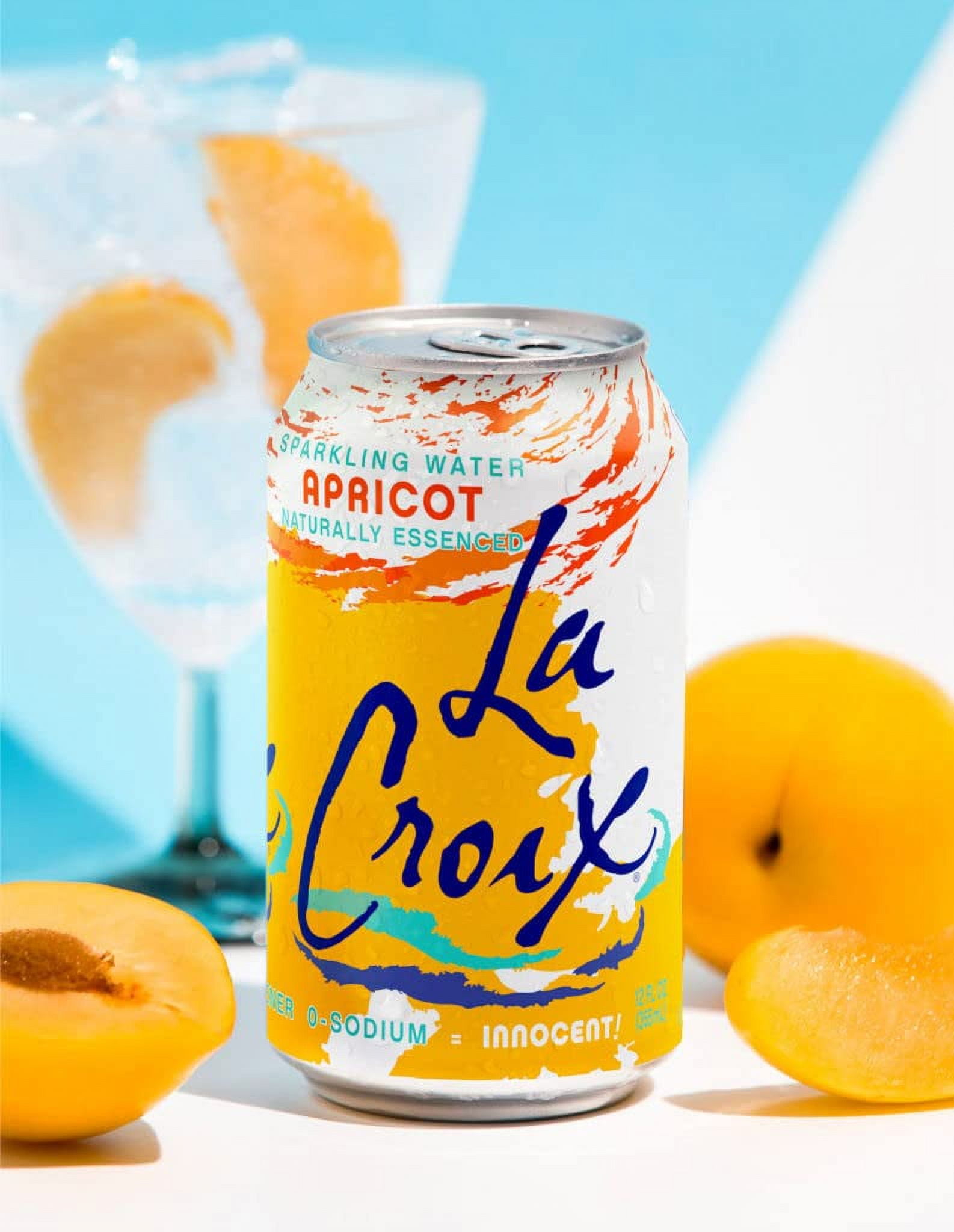 LaCroix Apricot Sparkling Water - 12pk/12 fl oz Cans, 12 / Pack (Quantity)