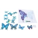 thumbnail image 2 of Calcomanía de pared Jadeshay mariposa azul, 2 of 12