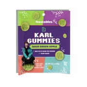 Feastables Karl Gummy Candy Sour Green Apple, 3.5 oz (100g), 1 Bag