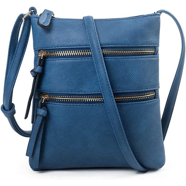 LHSHID Crossbody Purse for Women Small Shoulder Bag Sling Handbag Wallet Vintage Adjustable Tote Handbag Bag Faux Leather