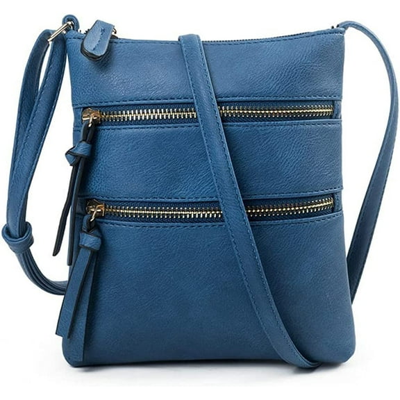 JUYGO Crossbody Purse for Women Small Shoulder Bag Sling Handbag Wallet Vintage Adjustable Tote Handbag Bag Faux Leather