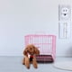 thumbnail image 4 of BESTYASH Casa Jaula Plegable De Hierro Color Rosa Para Mascotas Cómoda Y Fácil De Transportar, 4 of 6