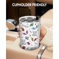 thumbnail image 3 of Swaybox Bookish Fantasy Tumbler 20oz with Lid – Stainless Steel Insulated Coffee Travel Mug, Romance Book Lover Gifts for Women, White, 3 of 5